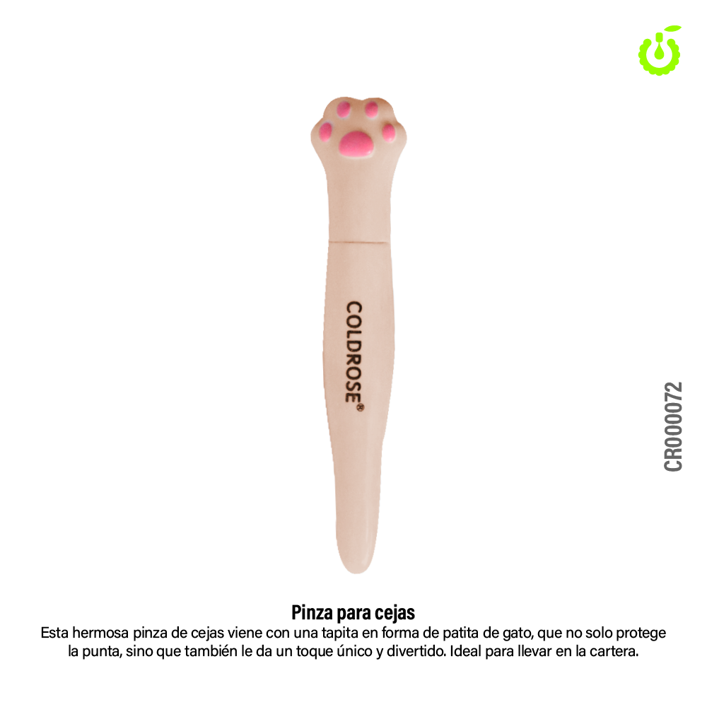 Pinza para cejas Garrita Coldrose ___Pack X10  CR000072