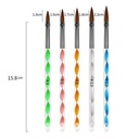 PINCEL PARA ACRILICO X5pcs ___Pack X10  CH-00605