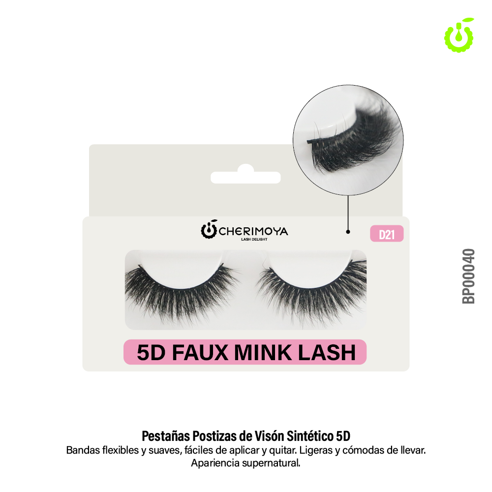 [BP00040] Pestaña postiza de tira D21___Pack X10  BP00040