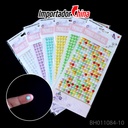 Perlas 6mm autoadhesivas ___Pack X1211084-10