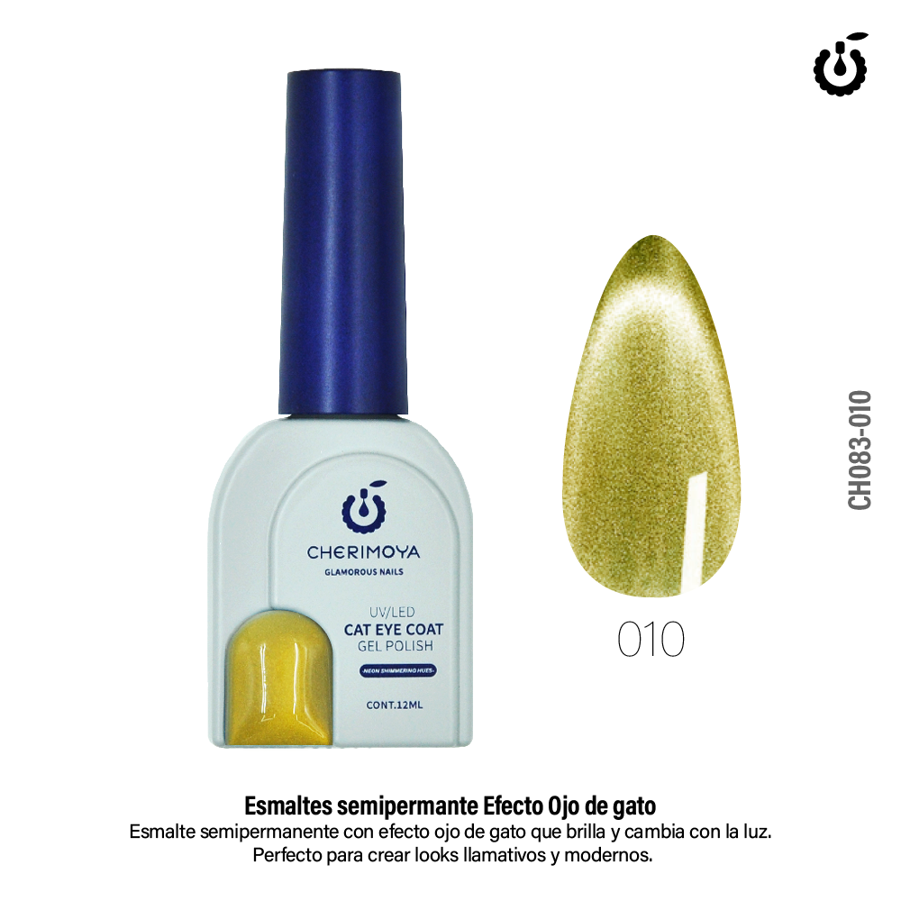 OJO DE GATO NEON SEMI *10* 12ML (PACK X6)   CH083-10