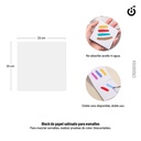 Nail art tape 500 hojas ___Pack X10 CR000104 CH-84