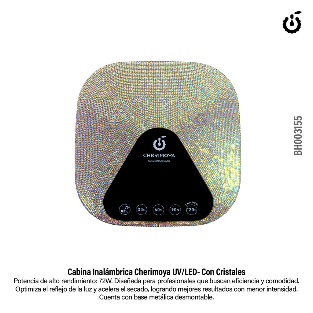[BH003155] Lámpara de uñas UV/LED Cherimoya Glamorous Nails 72w inalámbrica (pack x 4 ) – BH003155