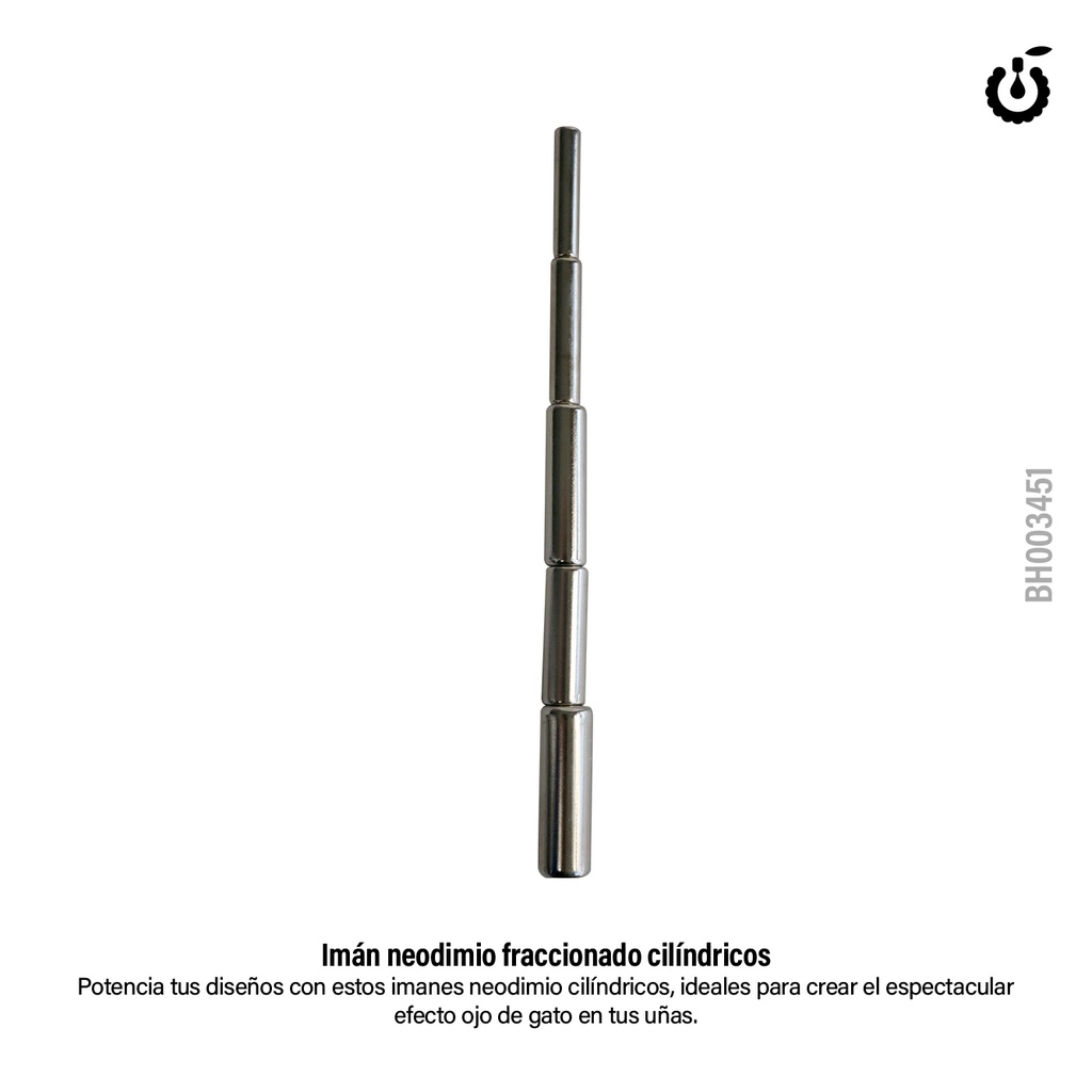 Iman tubo en 5 medidas *5*25、6*27 8*25 8*30/10*30mm (pack x 10) BH003451 CH-84