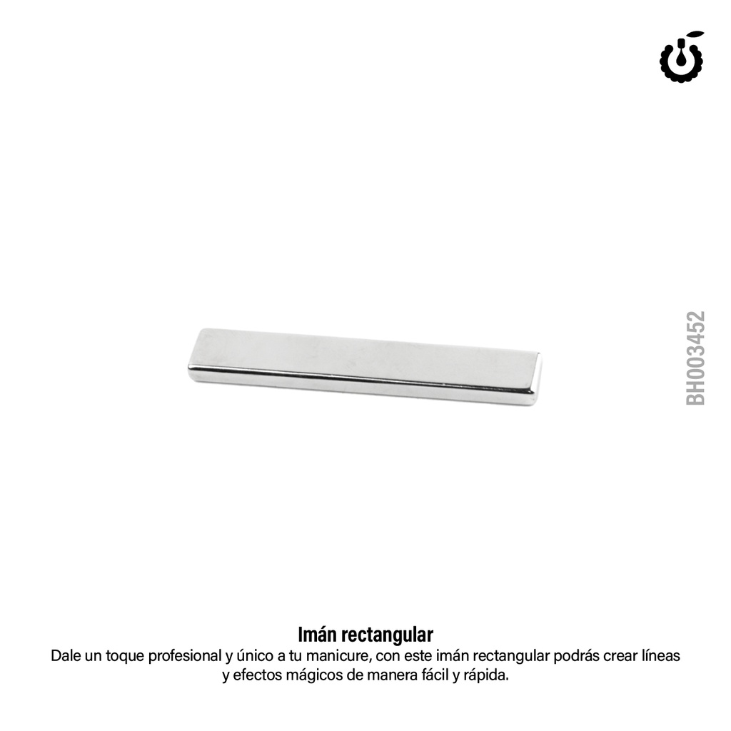 Iman rectangular 60*10*4mm ___Pack X10  BH003452 CH-84