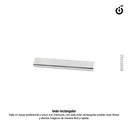 Iman rectangular 60*10*4mm (pack x 10) BH003452 CH-84