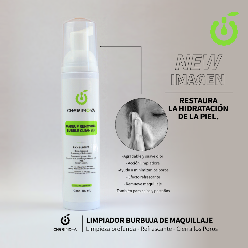 H-Espuma limpiador Maquillaje Cherimoya 100ml ___Pack X12  -CRL004