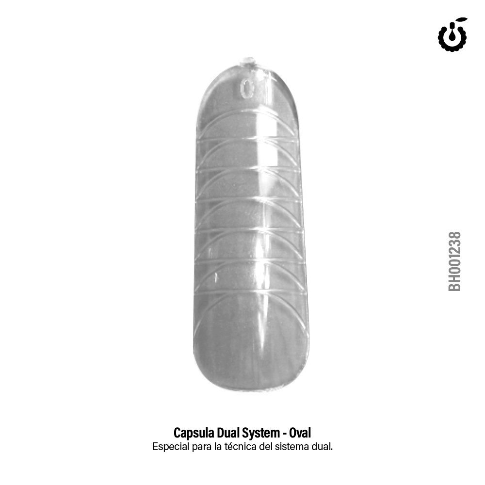 H- Capsula Dual System Uñas Escul. X 120pcs___Pack X50  -BH001238 CH-81