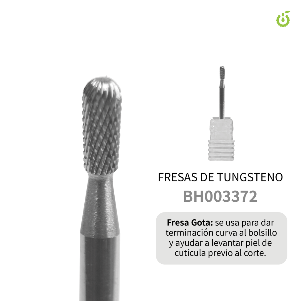 [BH003372] Fresa Tungsteno Gota___Pack X10 -BH003372
