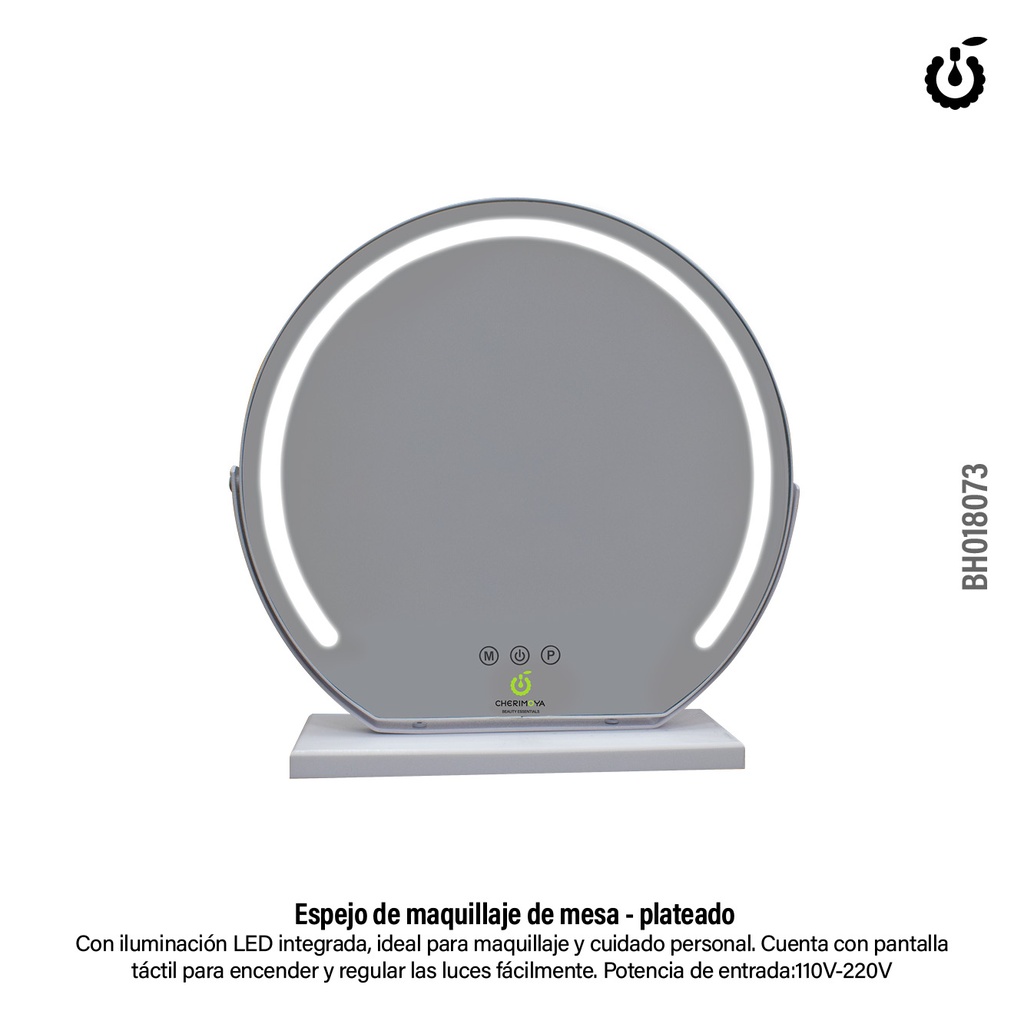 Espejo led con base giratorio ___Unidad  BH018073