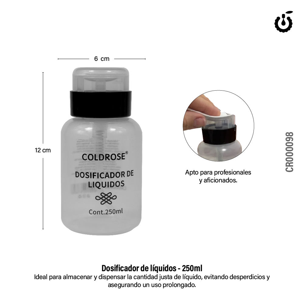 Dosificador 250ml Coldrose (BULTOx200U) -CR000098 BULTO CH-91 (Copy)