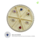 Dijes Corazon c/corona ___Pack X12-BH011112