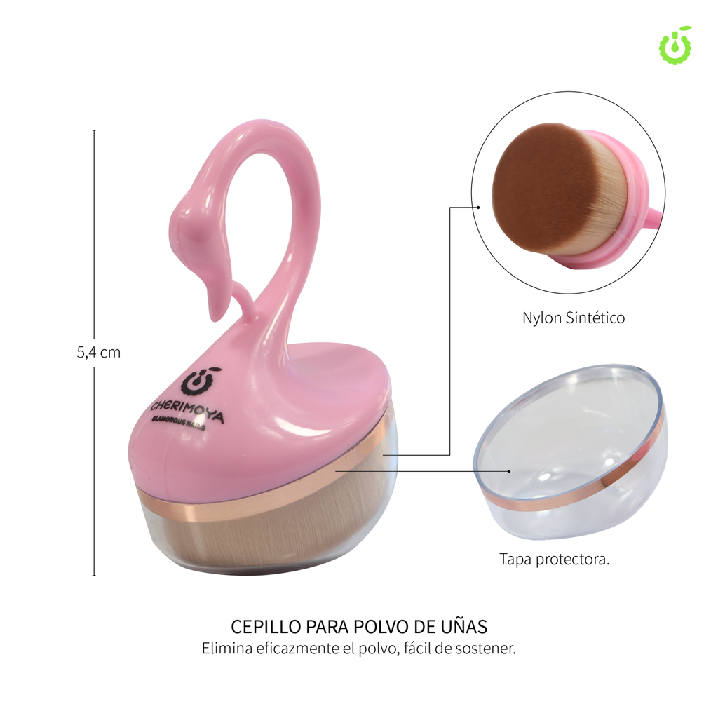 Cepillo Cisne  Rosa (pack x12)-BH006097 R
