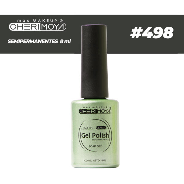 B498 Esmalte Semi #498 8ml  Cherimoya ___Pack X12 CH022-498