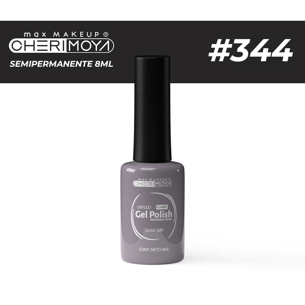 B344 Esmalte Semi #344 8ml  Cherimoya ___Pack X12 CH022-344