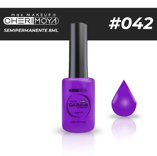 B042 Esmalte Semi #042 8ml  Cherimoya ___Pack X12 CH022-042