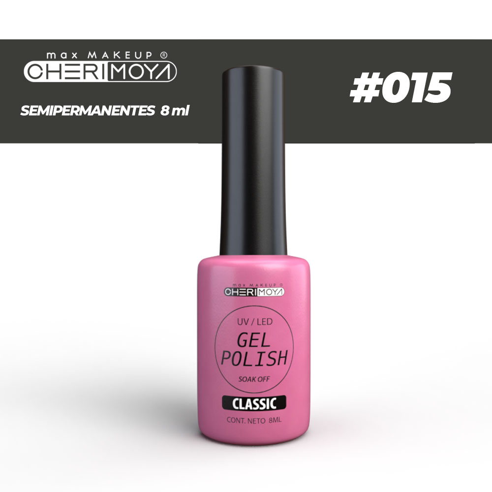 B015 Esmalte Semi #015 8ml  Cherimoya ___Pack X12 CH022-015