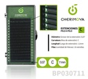 A807 Extensión de pestañas pelo por pelo 0.07C -11MM___Pack X10-BP030711