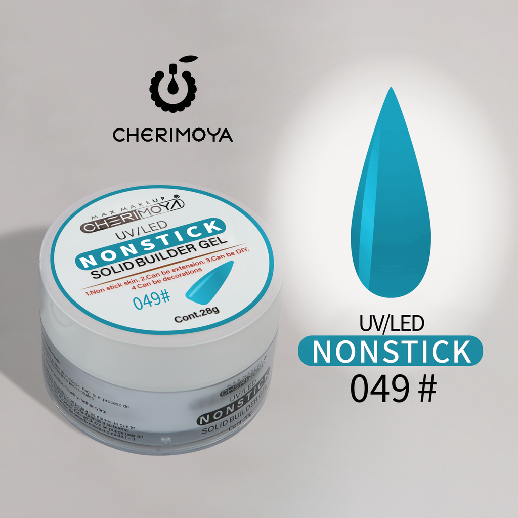[CH116-49] A-Gel solido de construccion nonstick Celeste 28g ___Pack X6 CH116-49