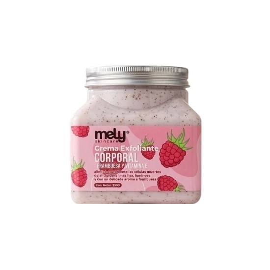 EXFOLIANTE CORPORAL FRAMBUESA Y VITAMINA E 350G MELY