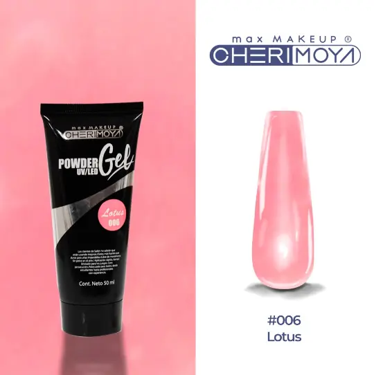 [CH005] Powder gel uv/led 50ml CHERIMOYA___PACK X6