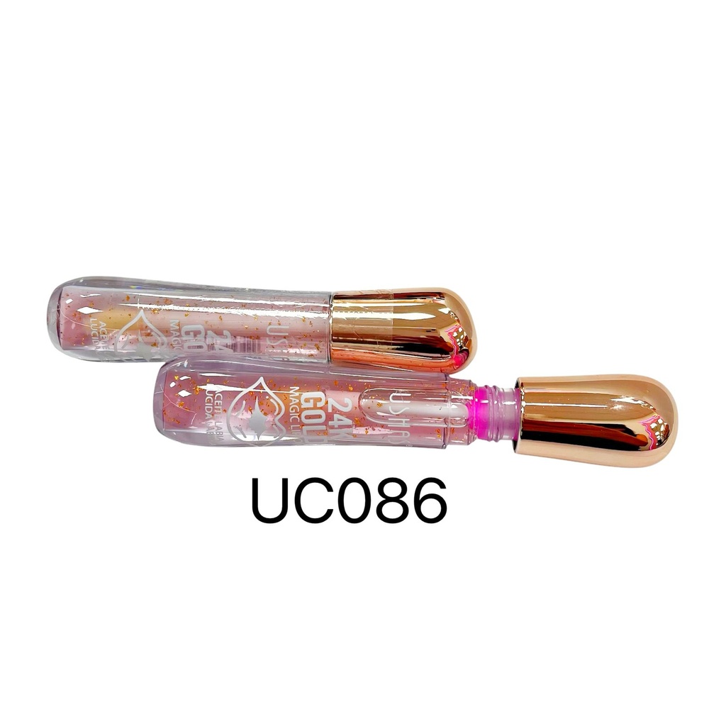 [PY-UC086] BRILLO LABIAL 24K GOLD USHAS X1U