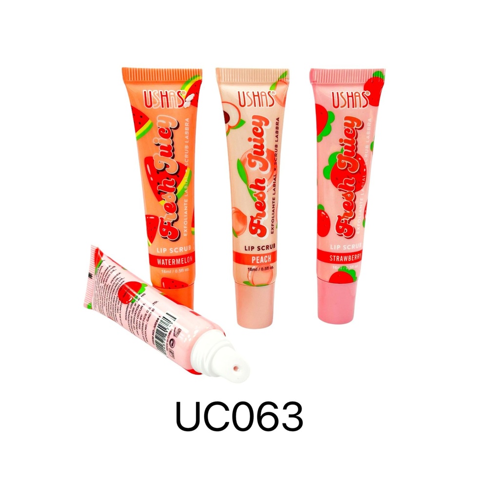 [PY-UC063] EXFOLIANTE LABIAL GEL FRUTAL USHAS X1U
