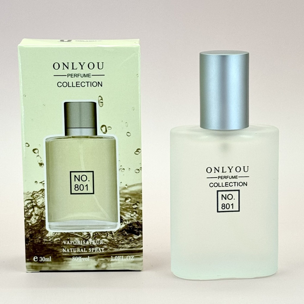 PERFUME BLANCO MINIATURA 801 30ML X1U