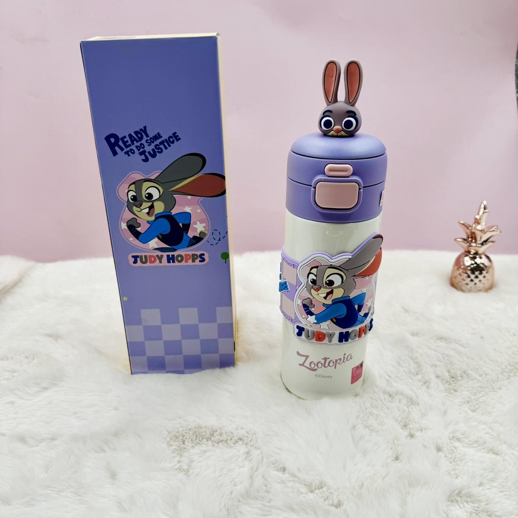TERMO DOBLE PICO ZOOTOPIA 500ML.