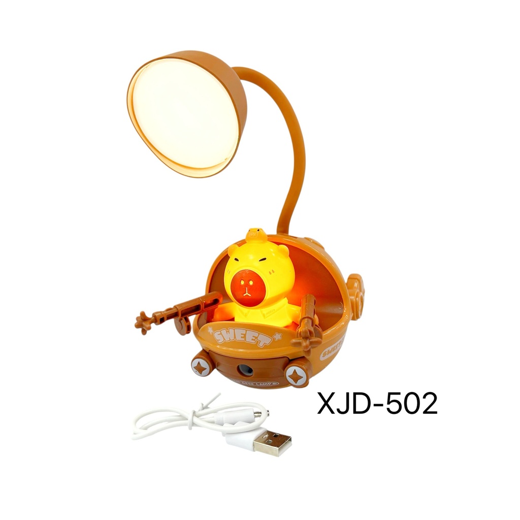 [PY-VELADOR] CAPYBARA LUMINOSO C/SACAPUNTAS Y USB XJD-502
