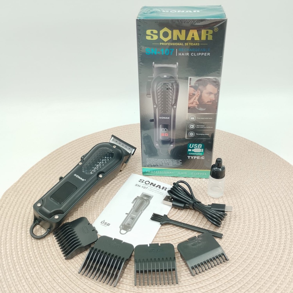 MAQUINA CORTA PELO USB SONAR X1U