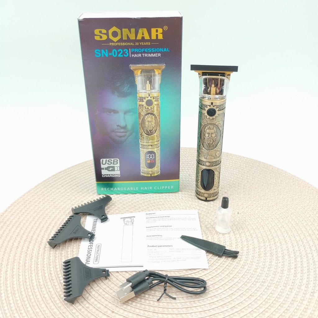 [PY-SN-023] MAQUINA CORTA PELO DORADO SONAR X1U