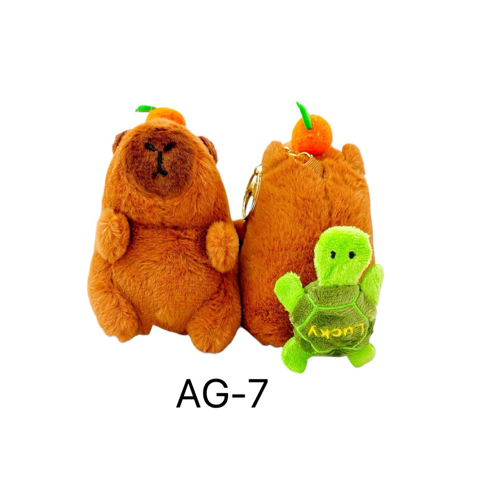 2X1AG-7 LLAVERO PELUCHE CAPYBARA X1U.