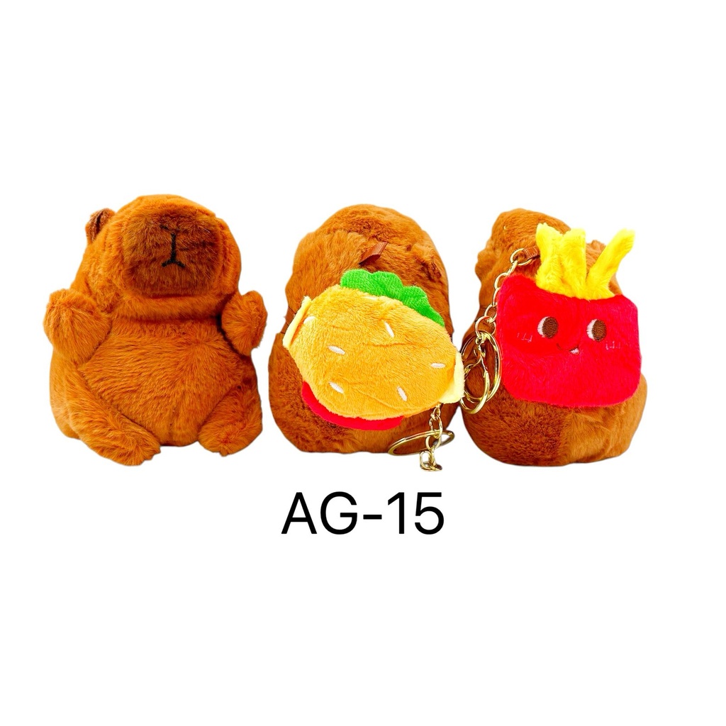 2X1AG-15 LLAVERO PELUCHE CAPYBARA X1U.