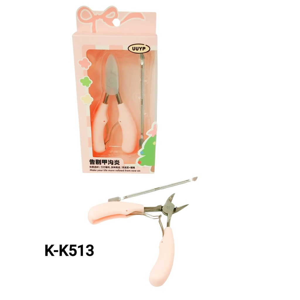 DUO CORTA CUTICULAS + REPUJADOR X1U.