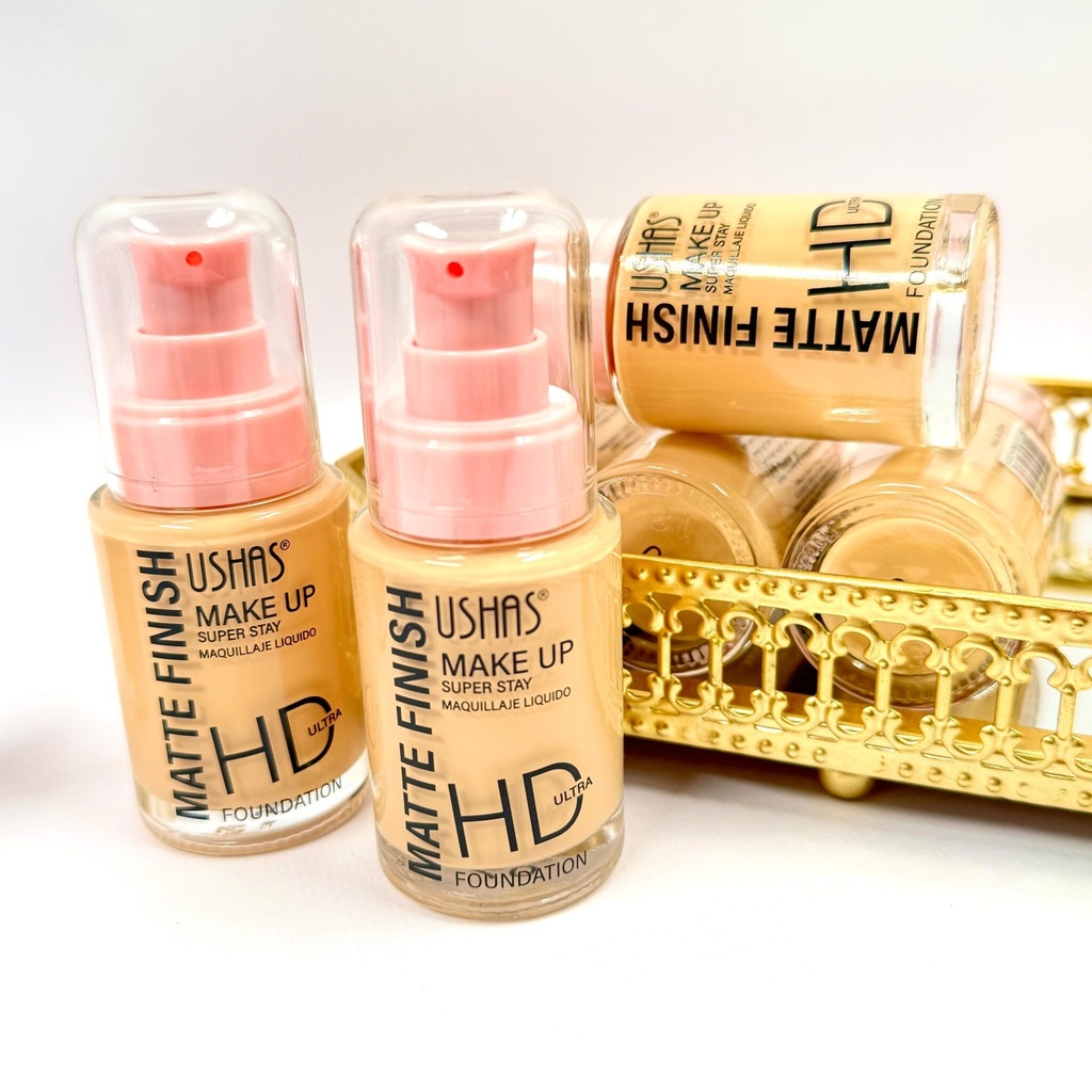 BASE DE MAQUILLAJE MATTE FINISH HD USHAS X1U