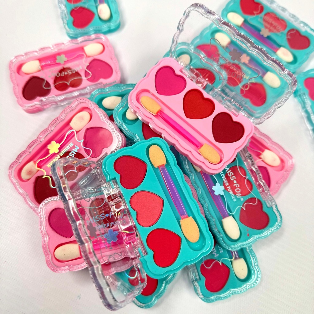 [PY-S353] PALETA DE RUBOR CORAZON MISS FON X1U