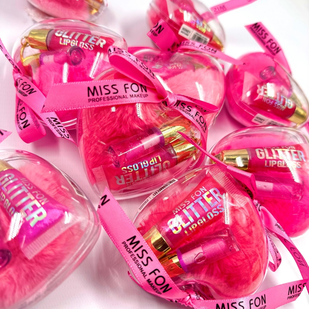 LLAVERO CORAZON CON GLOSS MISS FON X1U