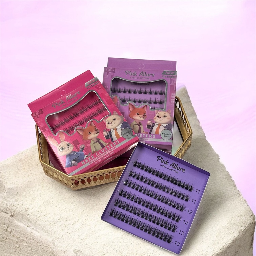 [PY-C-1972] PESTAÑAS POR GRUPO PINK ALLURE