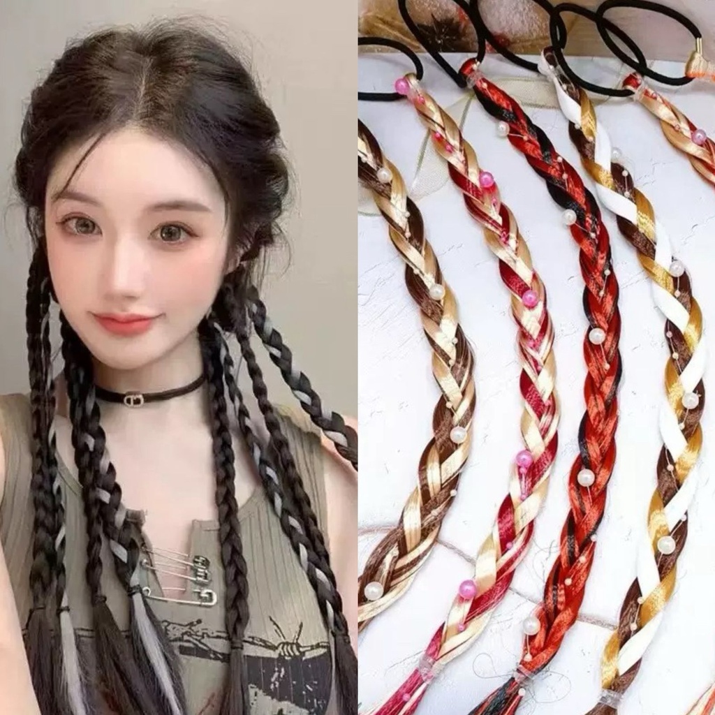 COLITA C/ TRENZA COLOR DUO X1U