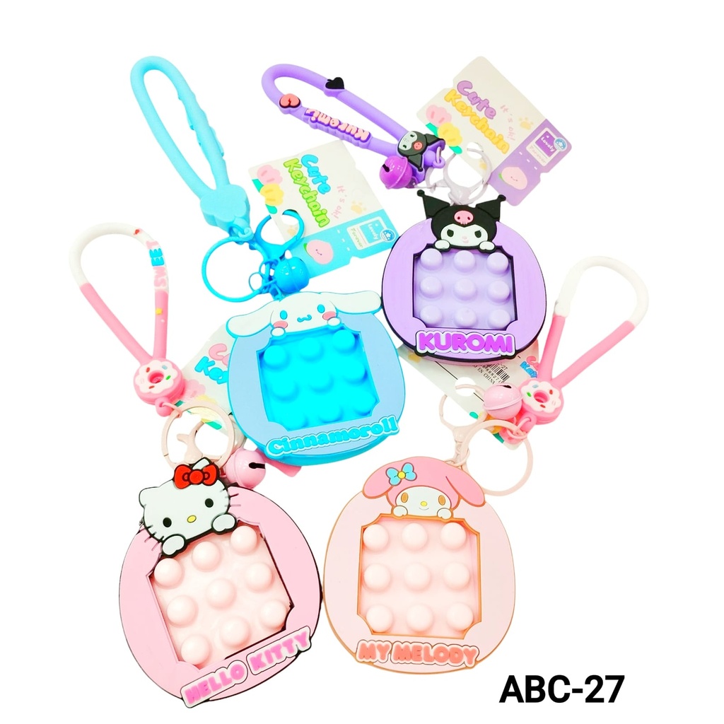 ABC-27 LLAVEROS POP IT SANRIO X1U.
