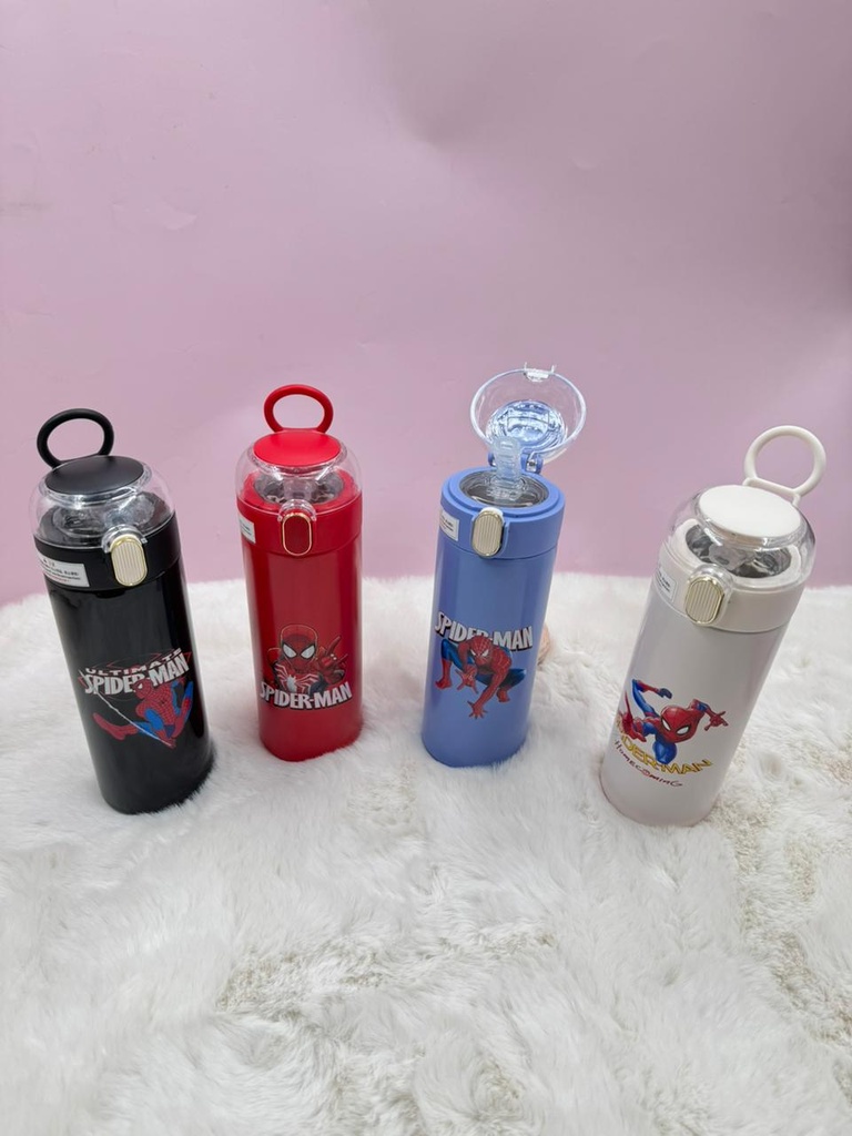 TERMO SPIDER MAN CON PICO 420ML.
