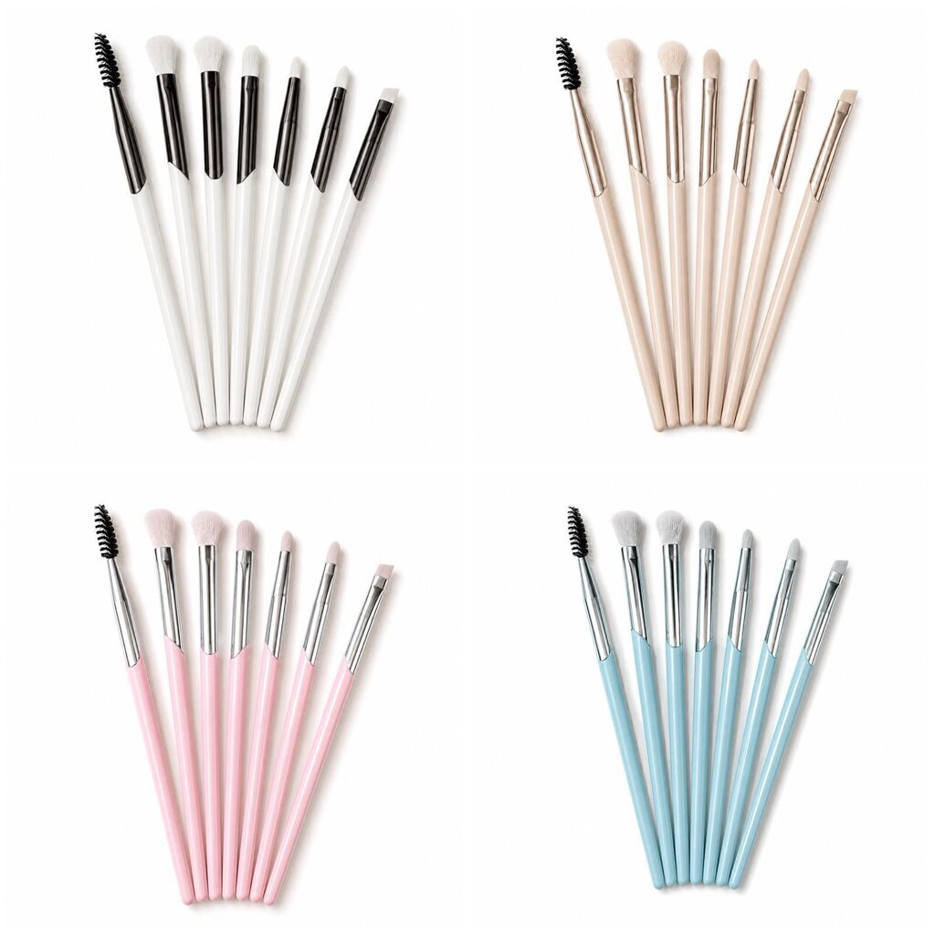 Brochas de maquillaje x6 MANGO PASTEL ELOISE