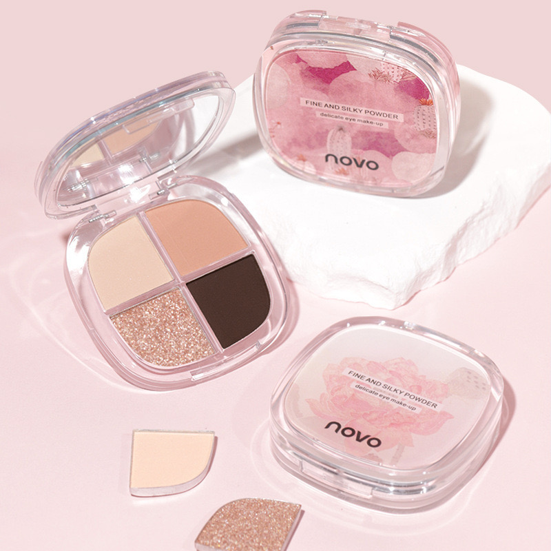 Novo paleta de sombra 4 colores