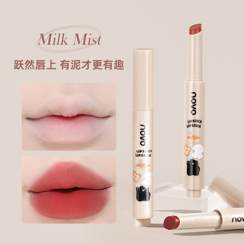 [PS-6085] Labial solido matte a presion Novo