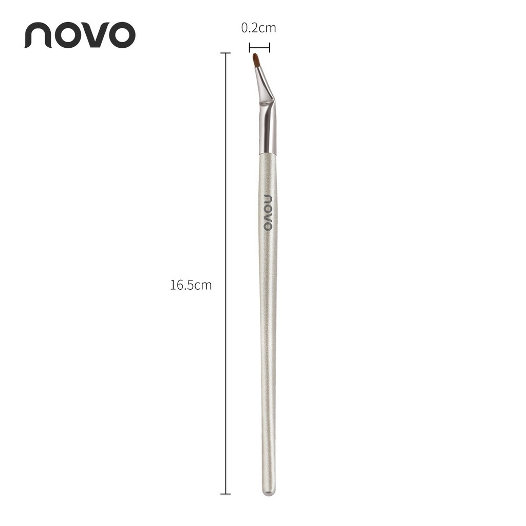 Pack x10 Brocha punta fina para delineado de ojos Novo