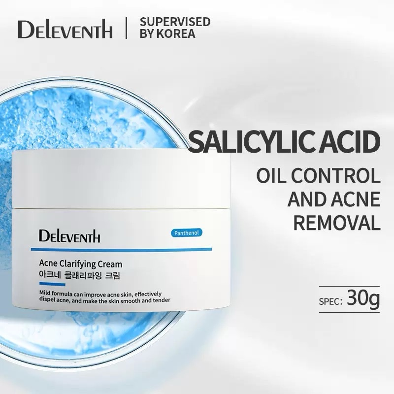 Crema facial hidratante oil control remueve granitos 30g Deleventh Coreano DL19