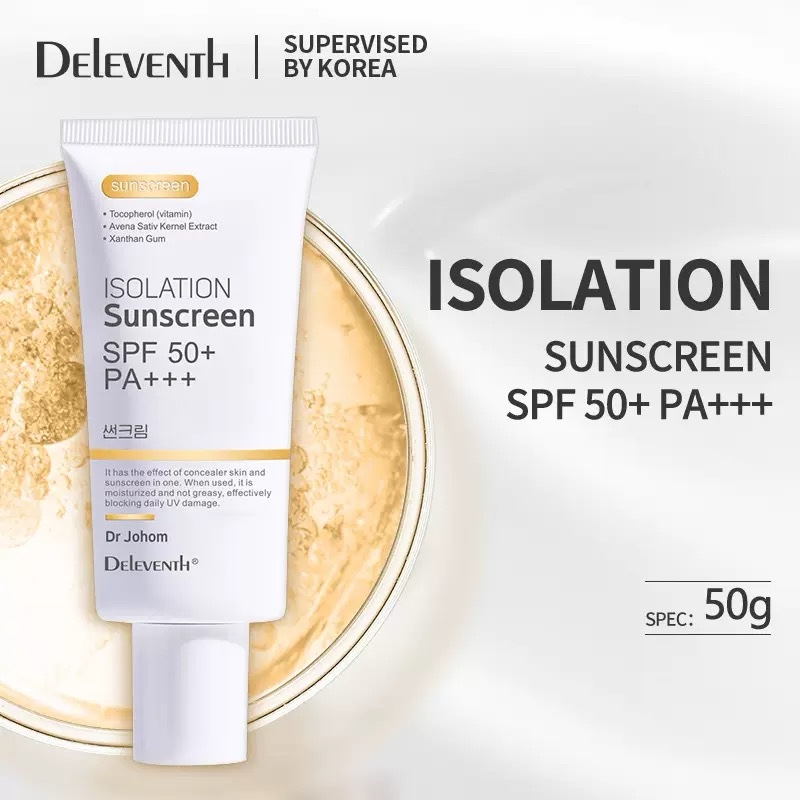 Protector solar Isolation spf50+++ Deleventh Coreano DL12