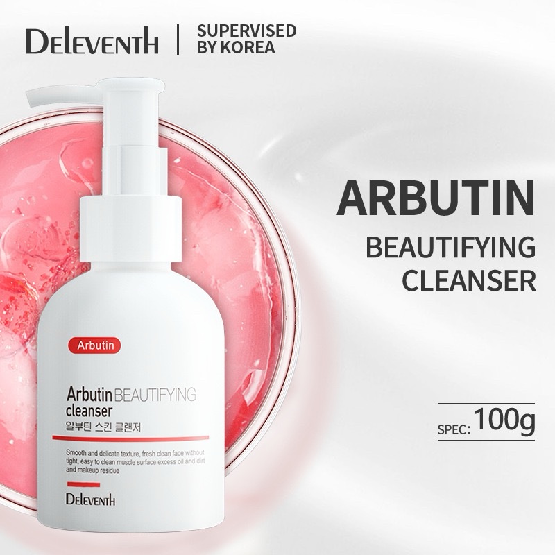 crema para limpieza facial profunda con extracto de arbutina 100g Deleventh Coreano DL10