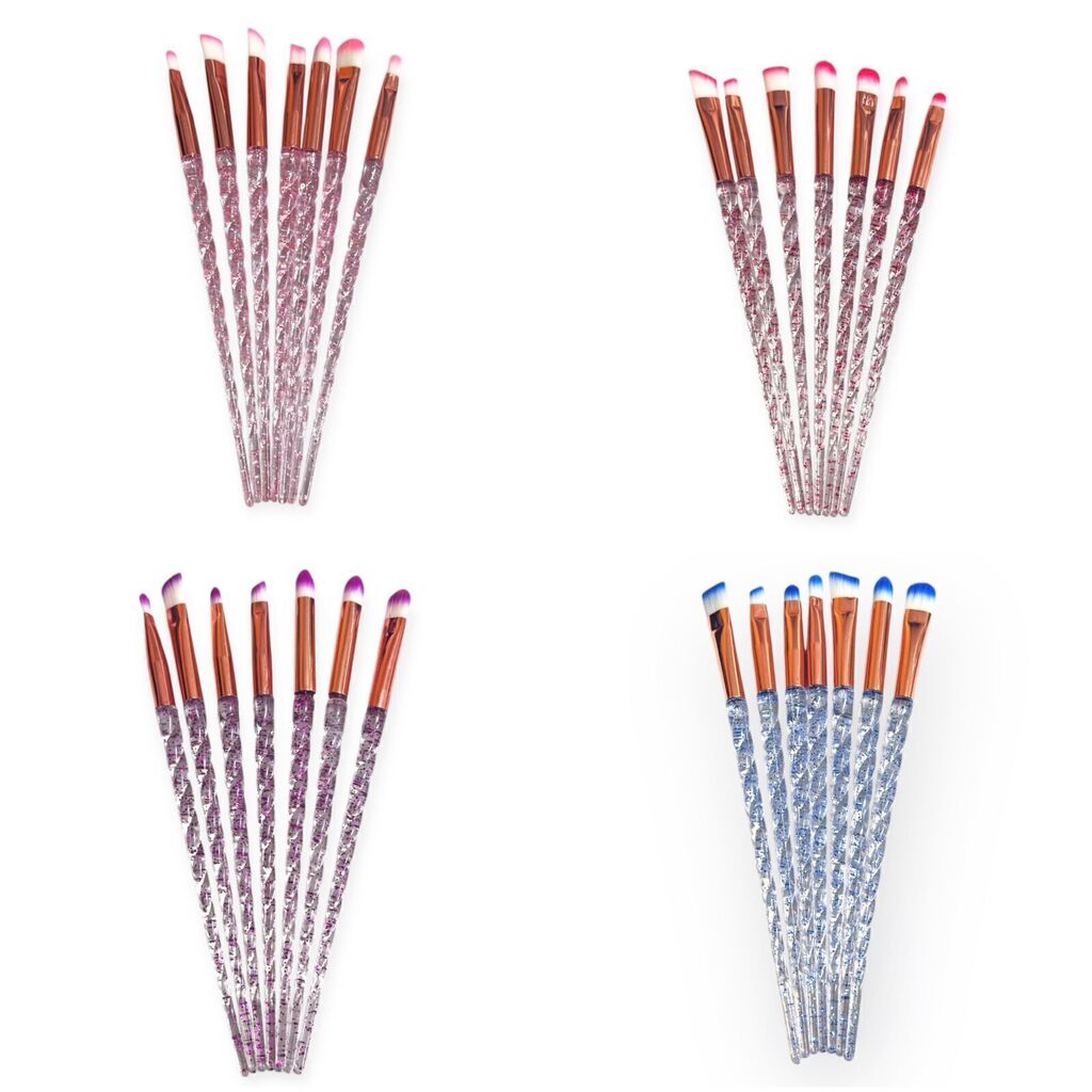 [PL-240023] Brocha para maquillaje x7 GLITTER HZS-CFLX ELOISE